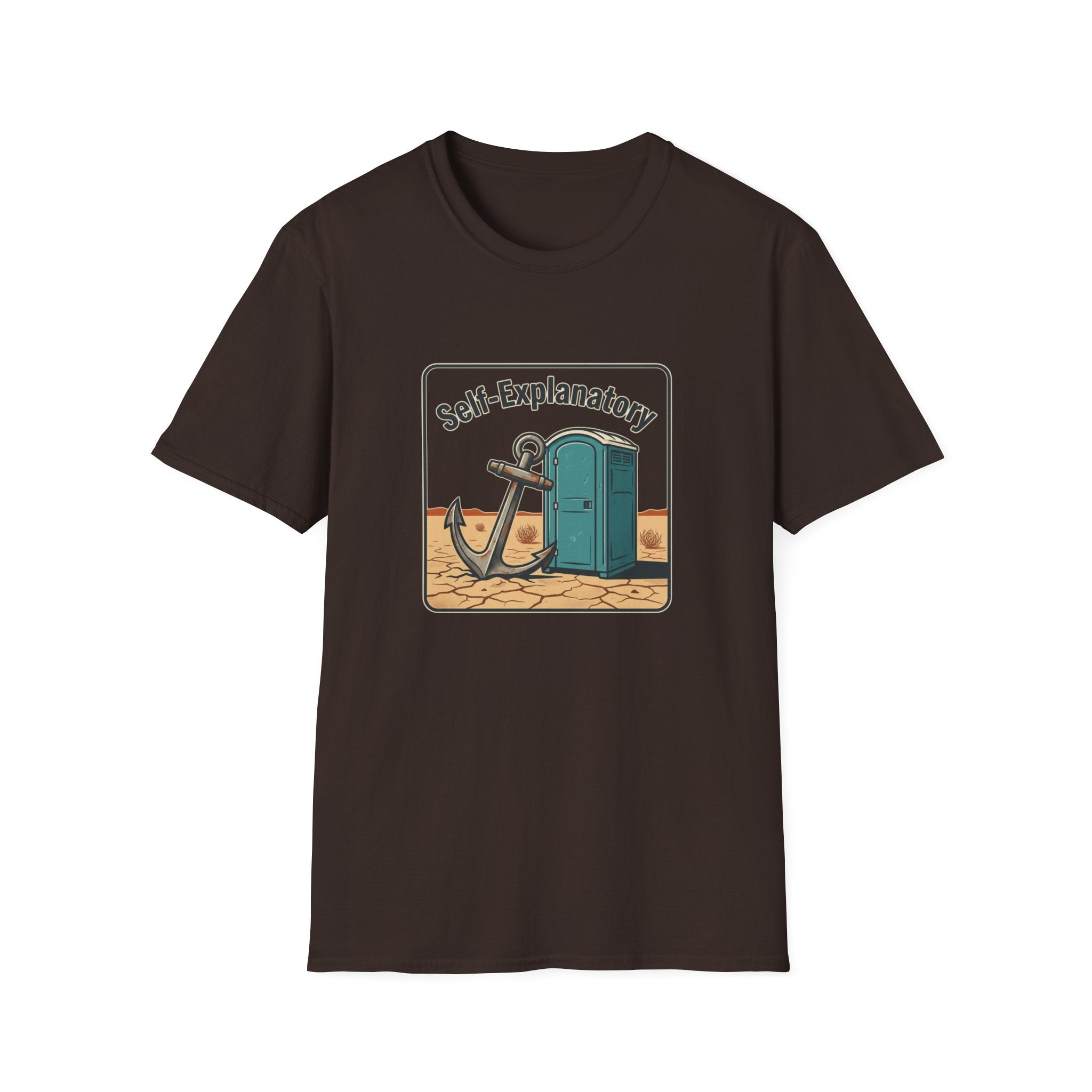 Self-Explanatory Anchor Outhouse Funny Unisex T-Shirt