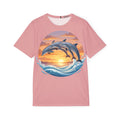 Dolphin Sunset Sports Jersey — Men’s All-Over Print Athletic Tee