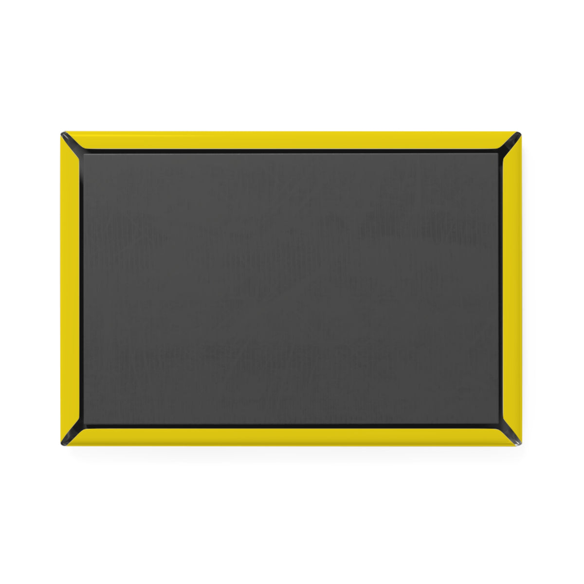 Ineffable Comic Pop Art Rectangle Magnet — Bold Yellow Fridge Magnet