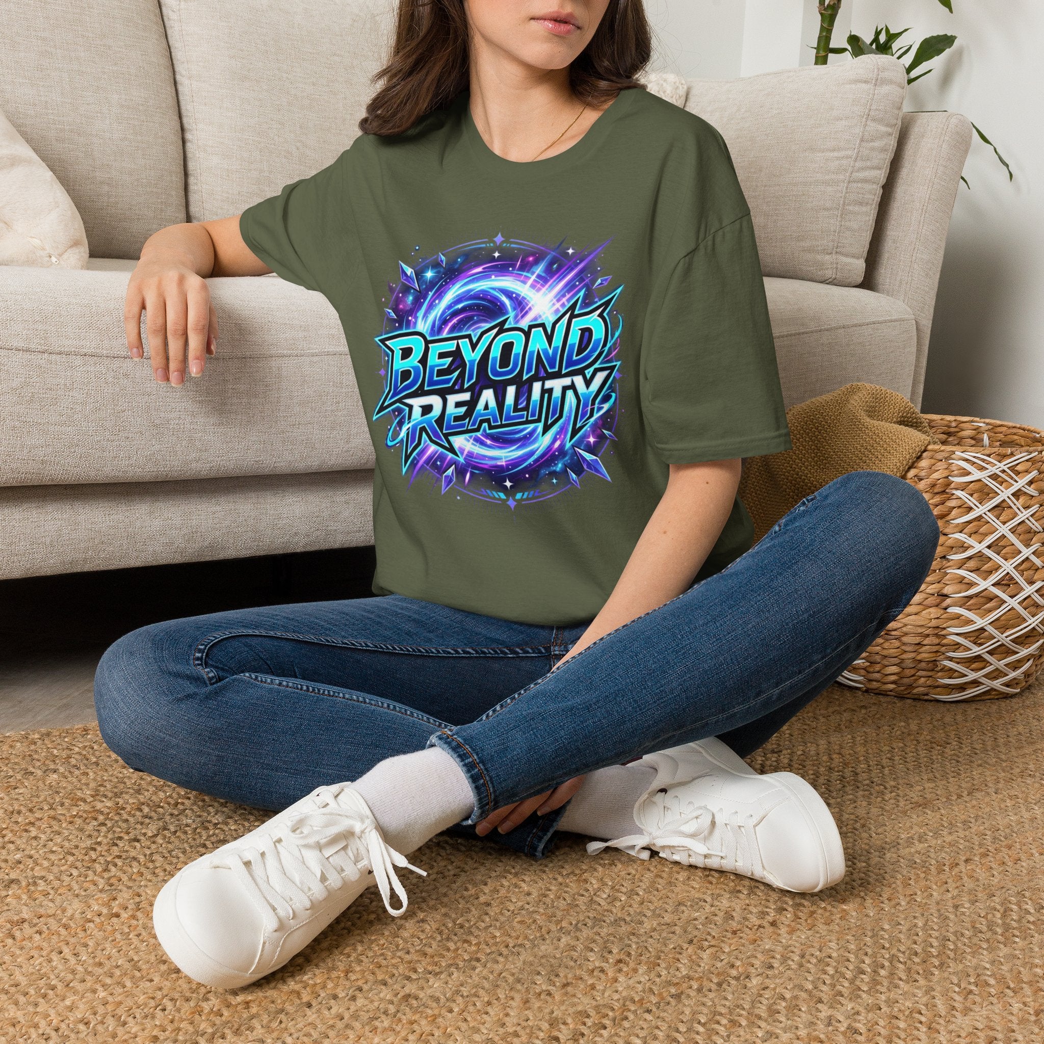 Beyond Reality Graphic T‑Shirt — Cosmic Portal Gaming Tee