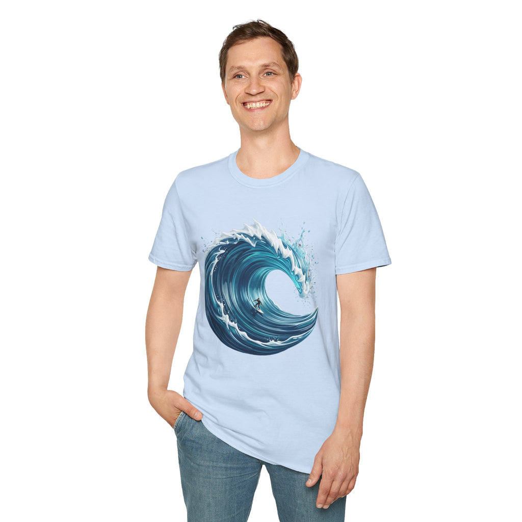 Ocean Wave T-Shirt — Coastal Surf Graphic Tee