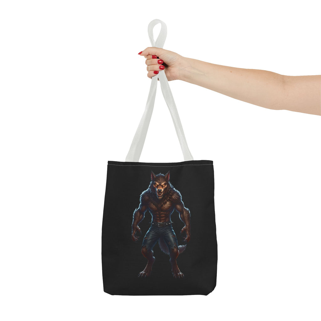 Werewolf Tote Bag — Dark Fantasy Creature Shopper