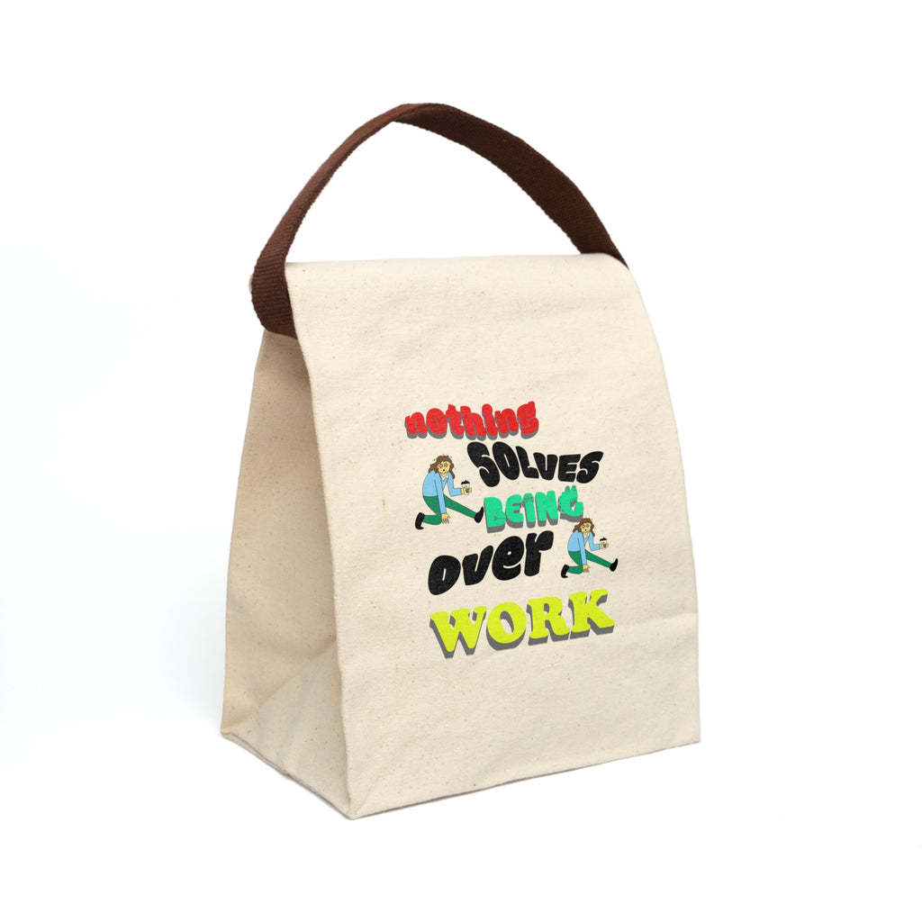 Canvas Lunch Bag With Strap