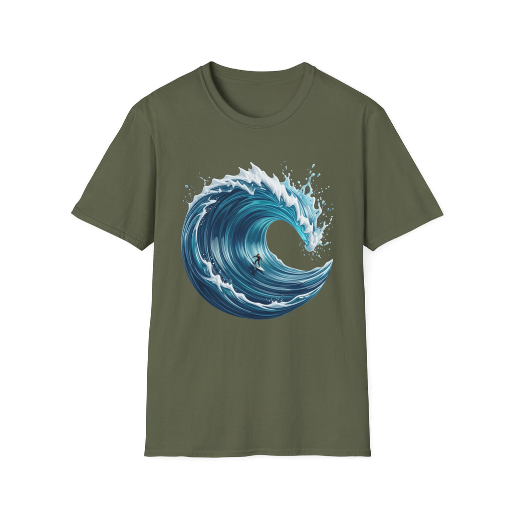 Ocean Wave T-Shirt — Coastal Surf Graphic Tee