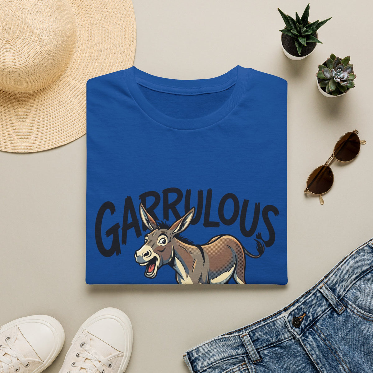 Garrulous Donkey Funny Animal T-Shirt