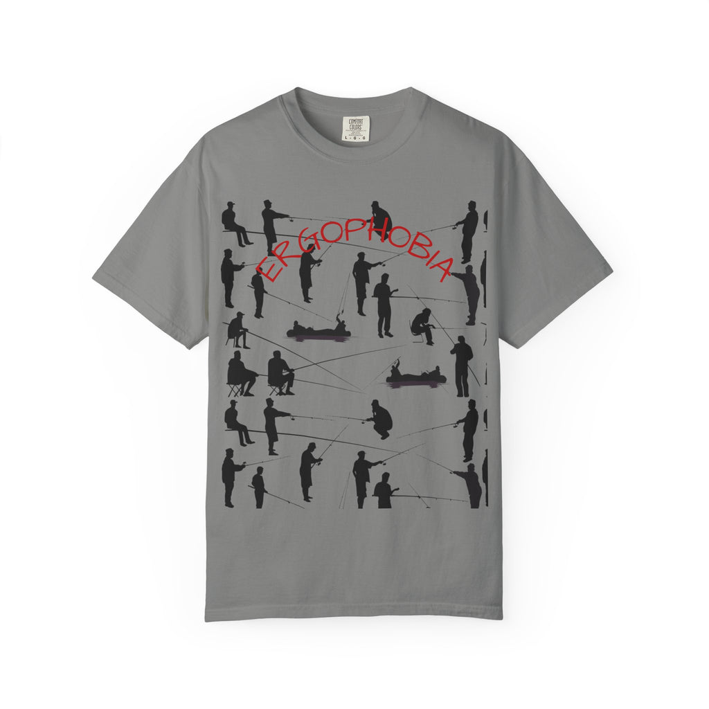Different Styles of Fishing Garment-Dyed T-Shirt