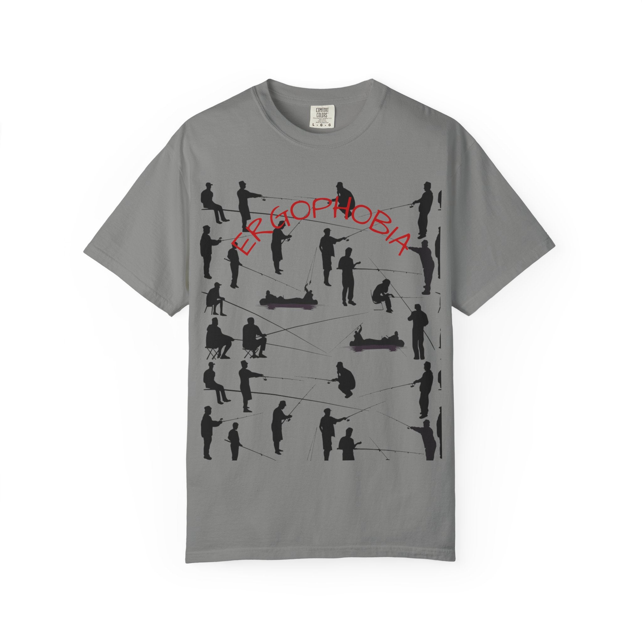 Different Styles of Fishing Garment-Dyed T-Shirt