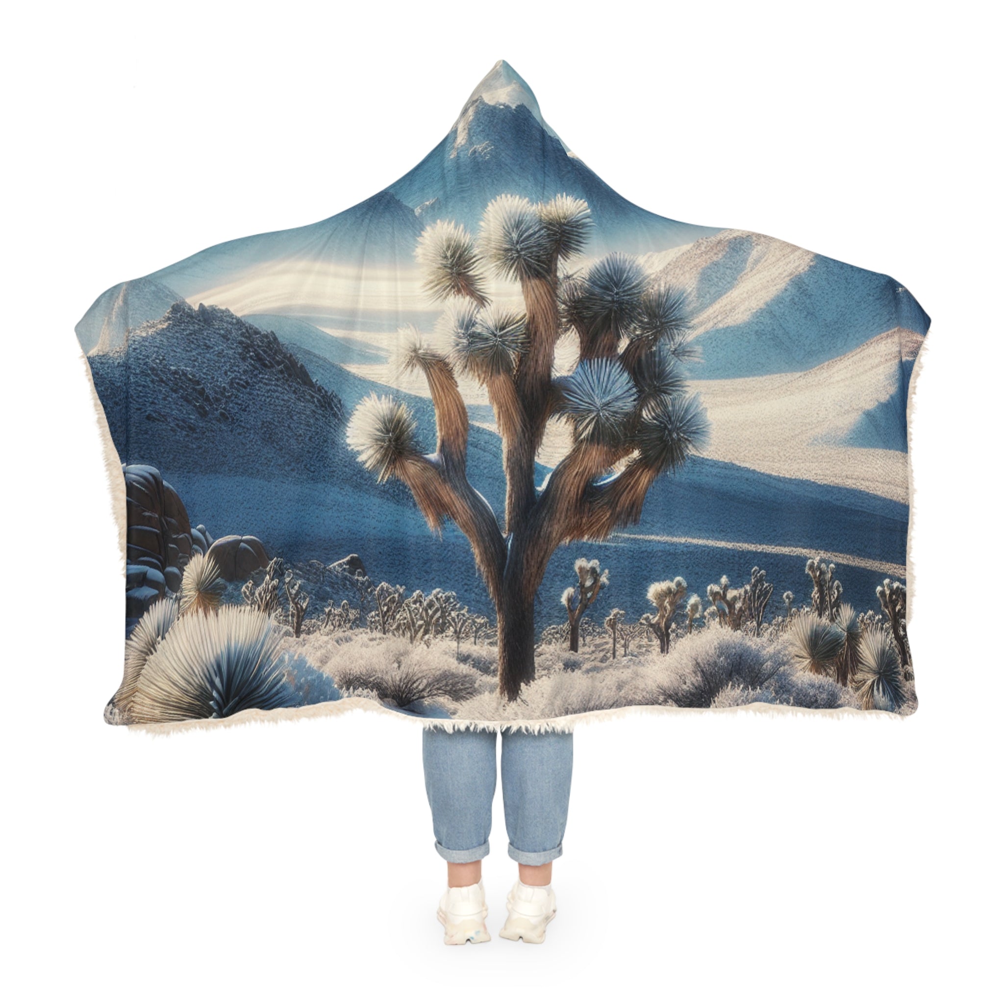 Snuggle Blanket - Joshua Tree with Snow
