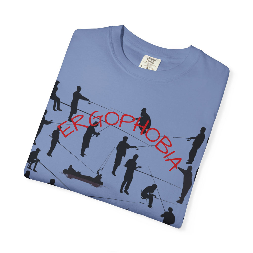 Different Styles of Fishing Garment-Dyed T-Shirt