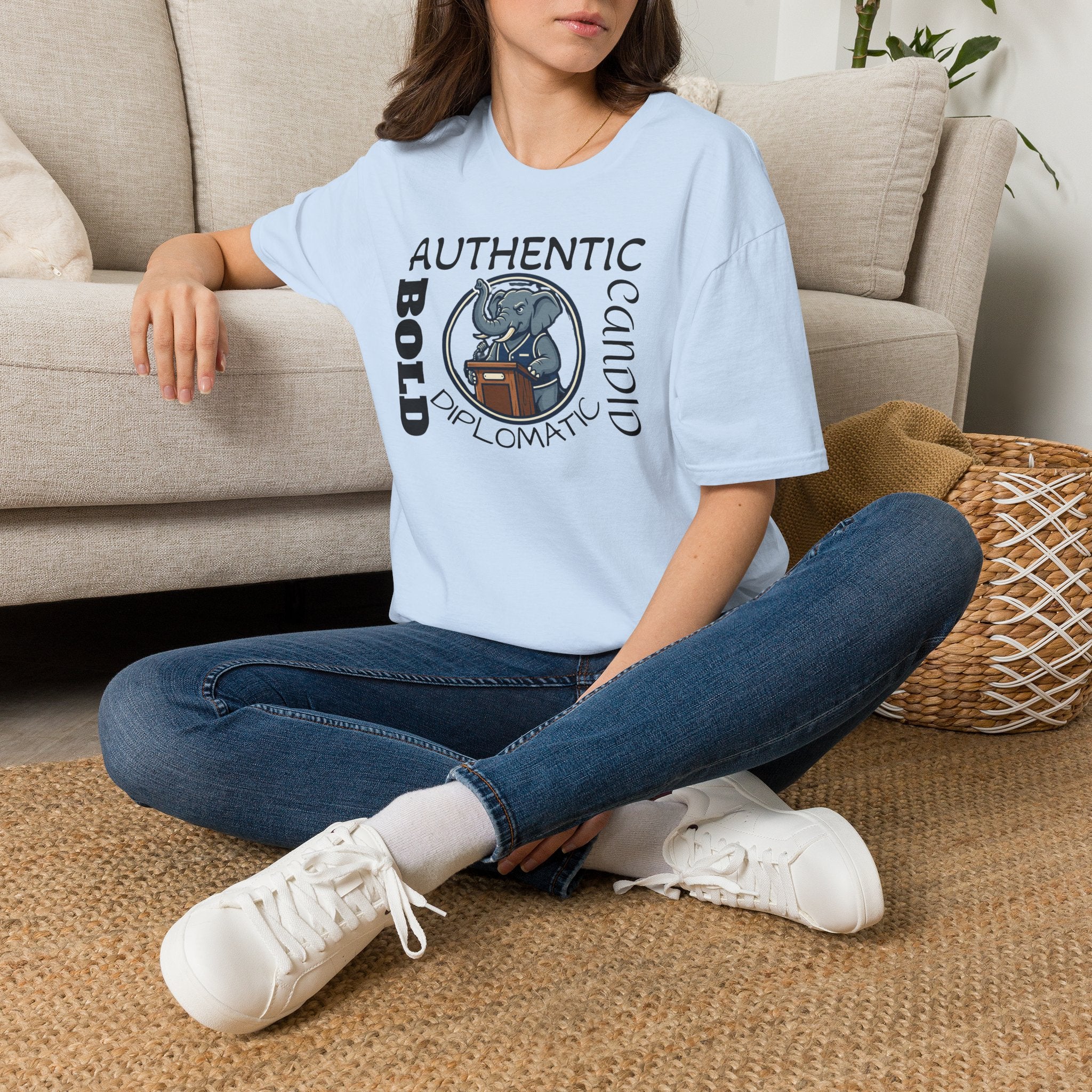 TALKING ELEPHANT Unisex Soft style T-Shirt