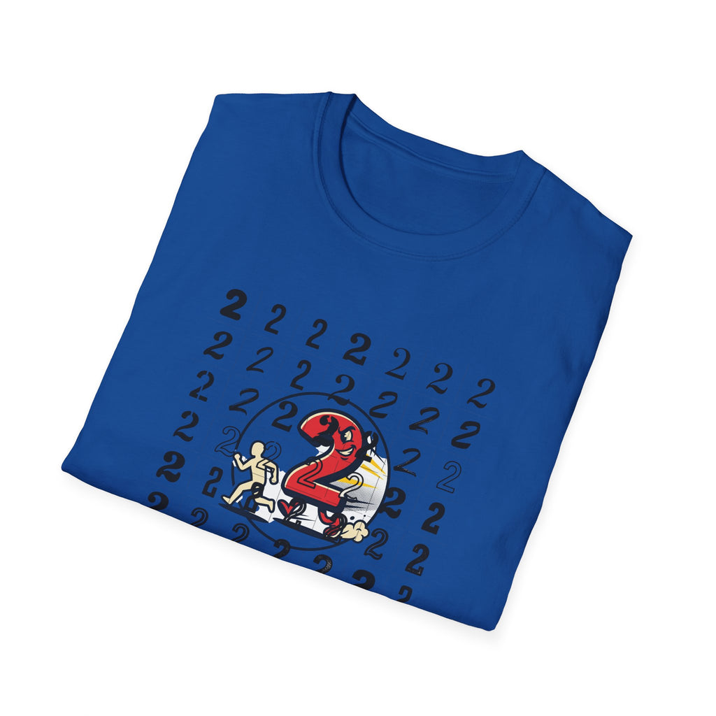 Running Number 2 Funny Bathroom Humor Graphic Unisex T-Shirt
