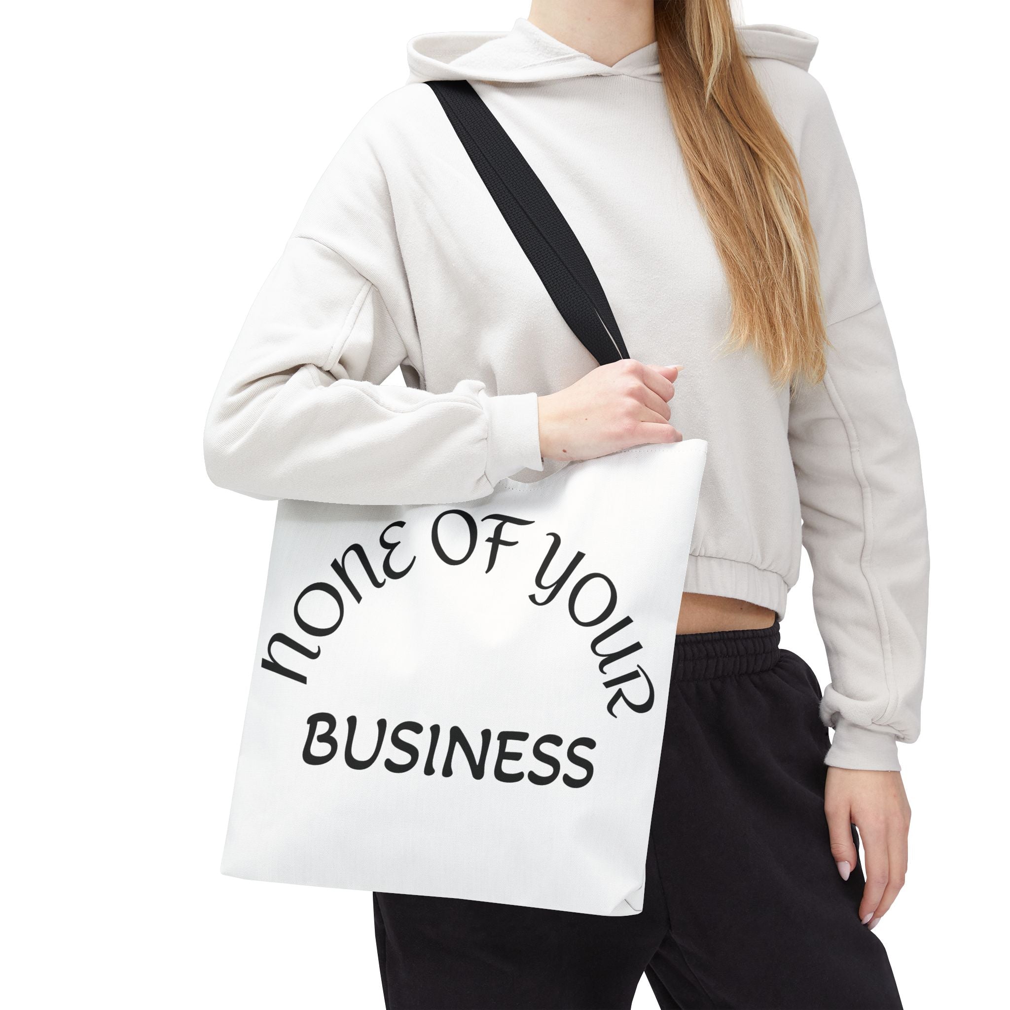 None of your Business (rat on the backside)Tote Bag (AOP)