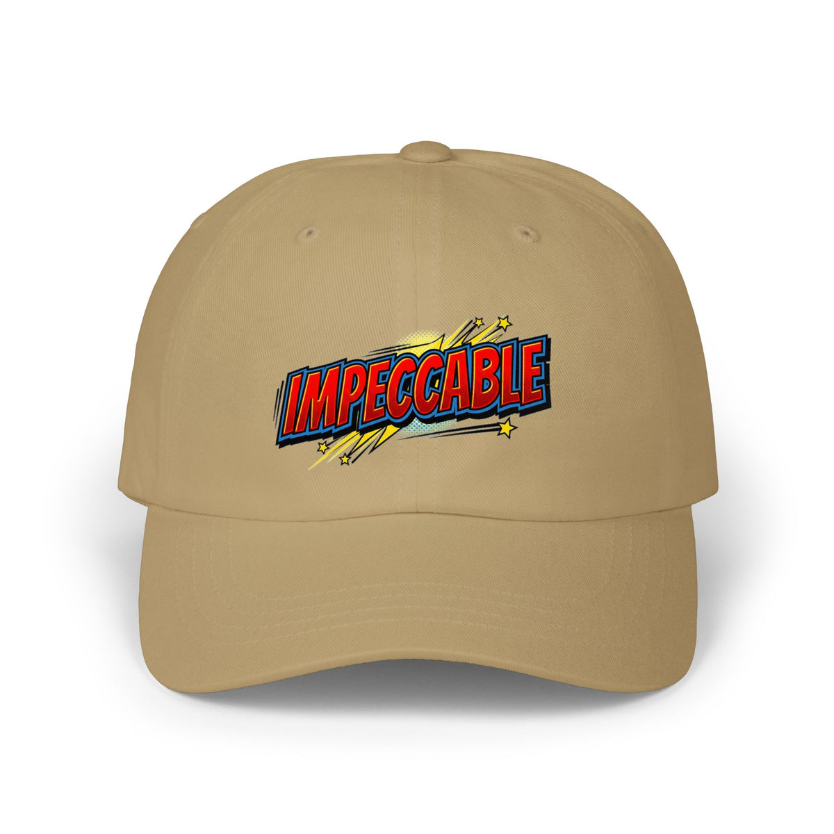 Impeccable Dad Cap – Retro Comic Graphic Baseball Hat