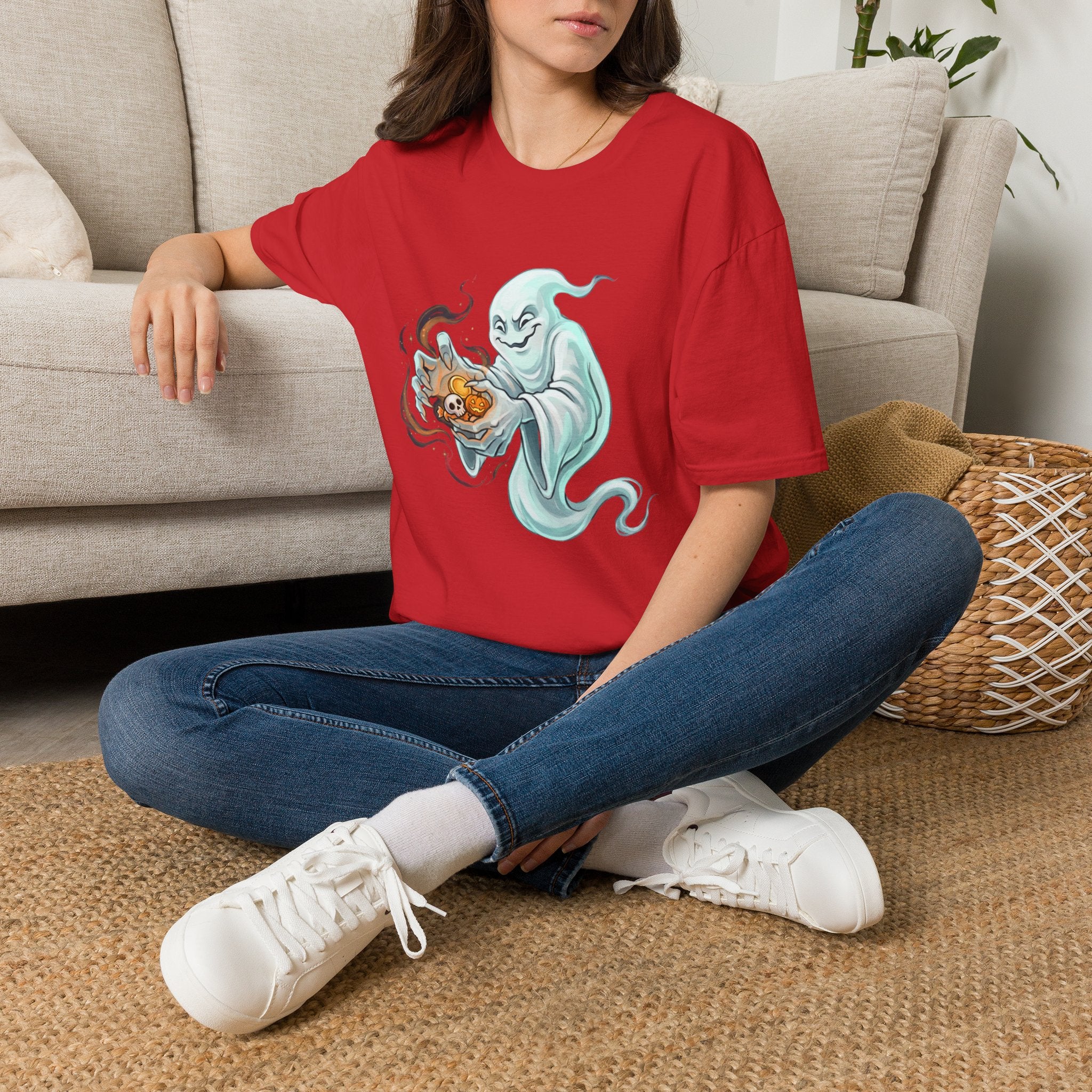 Ghost Portal Halloween Unisex Softstyle T-Shirt
