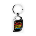 Rectangle Photo Keyring – 'Safety Regulations, Terms and Conditions (Same Thing)' Novelty Keychain