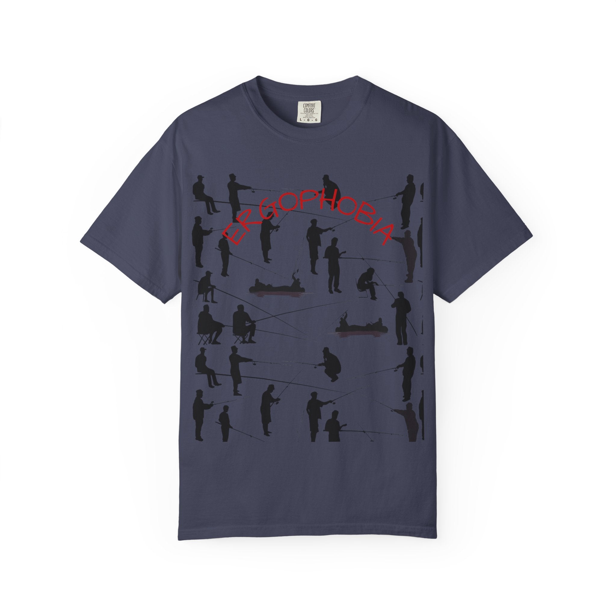 Different Styles of Fishing Garment-Dyed T-Shirt