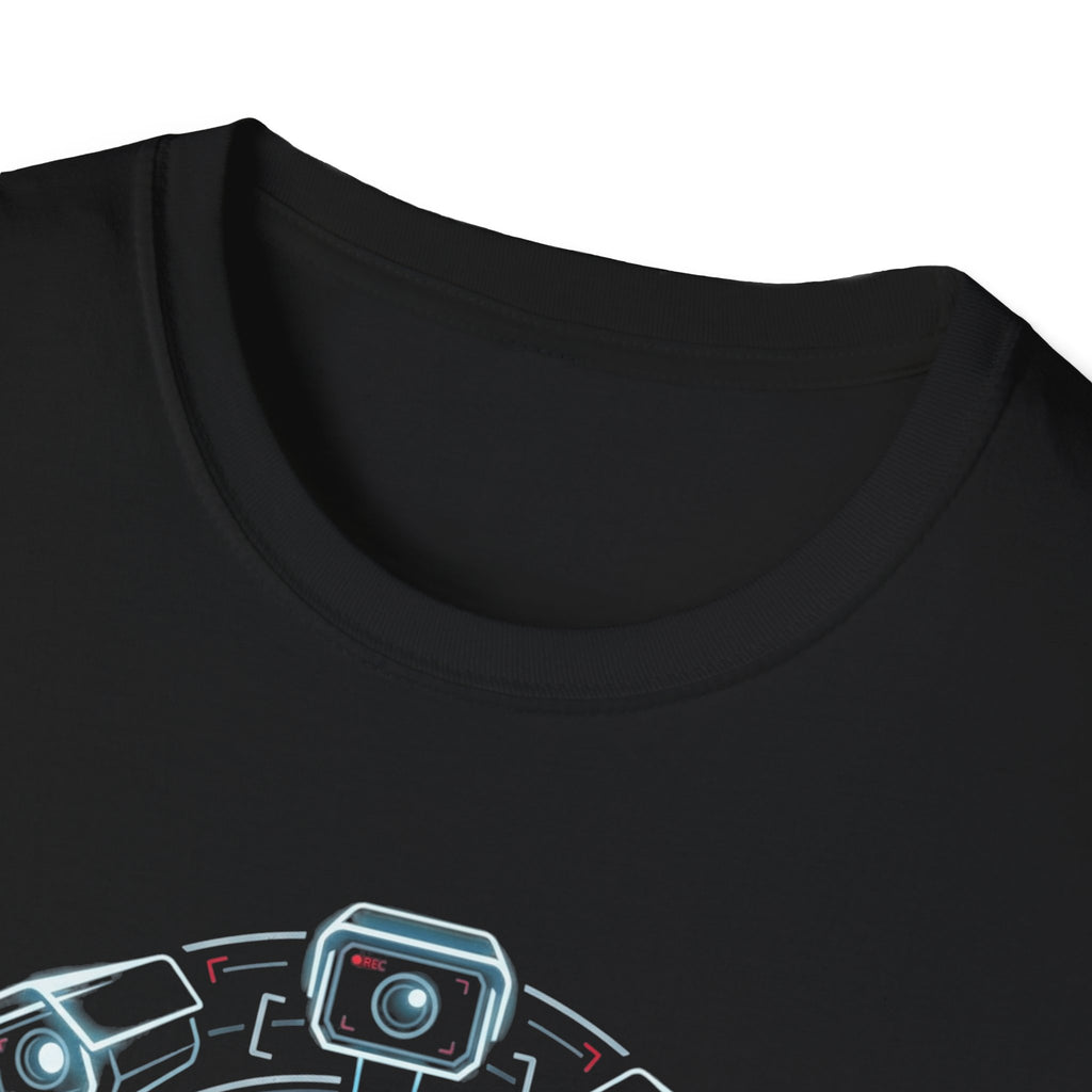 Surveillance T-Shirt — “24/7 Surveillance In Progress” Graphic Tee
