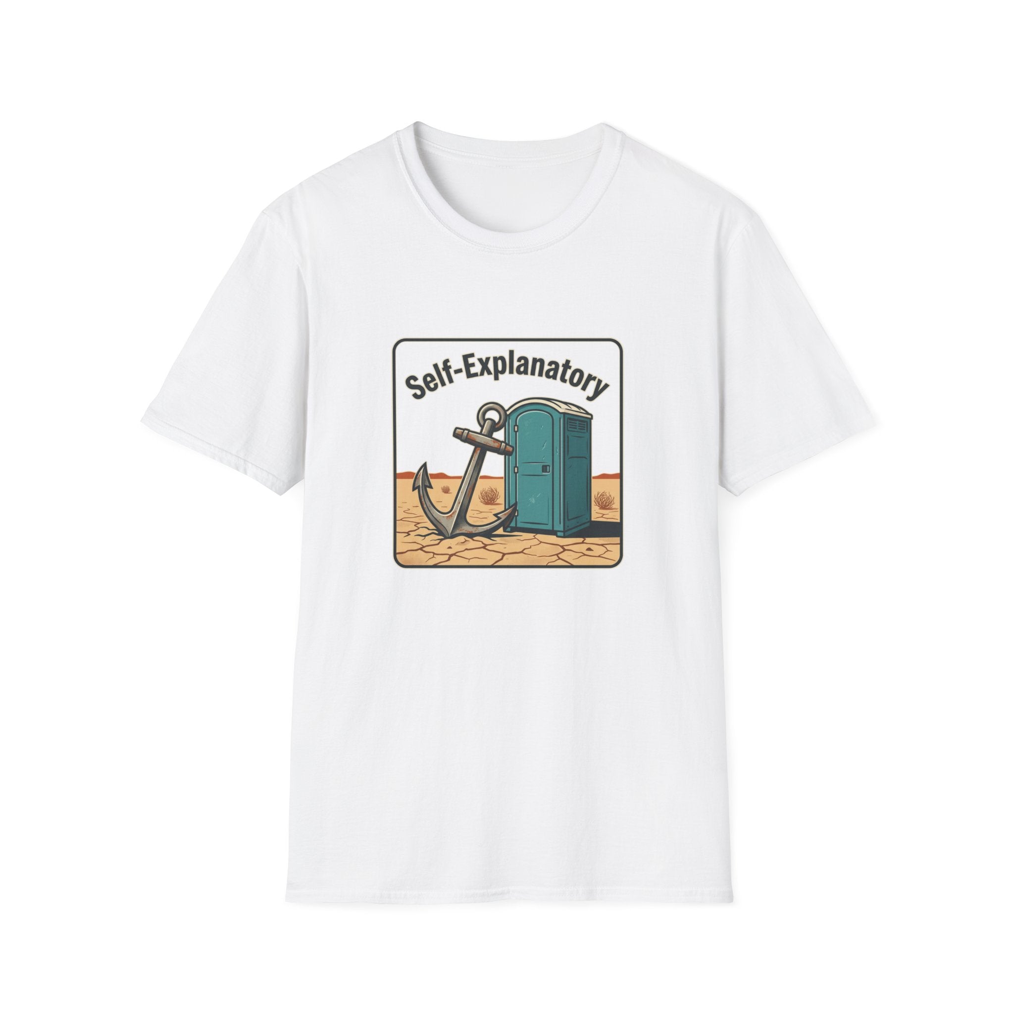 Self-Explanatory Anchor Outhouse Funny Unisex T-Shirt