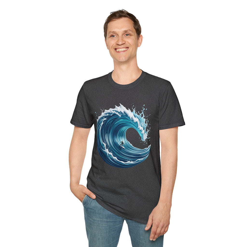 Ocean Wave T-Shirt — Coastal Surf Graphic Tee
