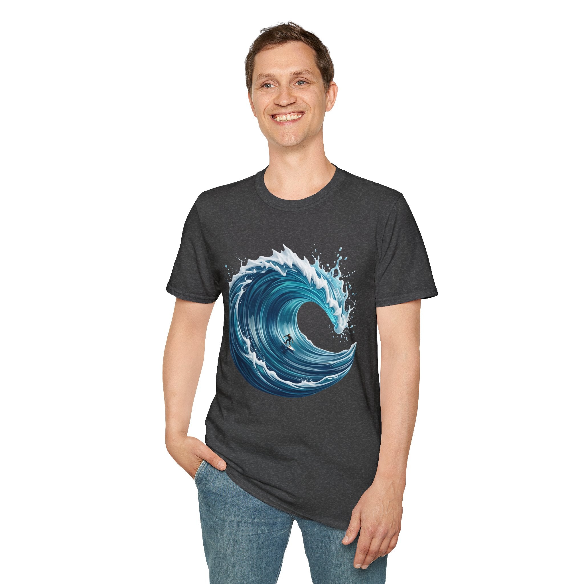 Ocean Wave T-Shirt — Coastal Surf Graphic Tee