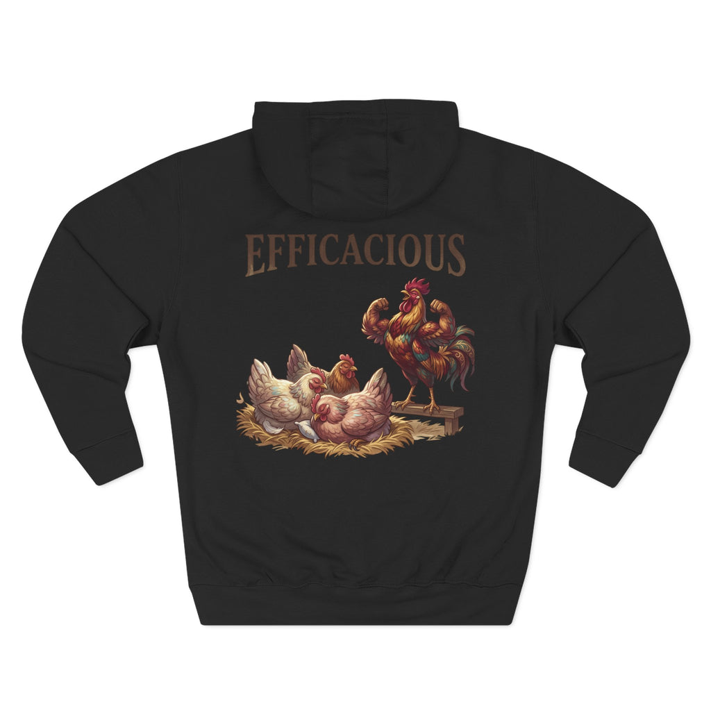 Three-Panel Fleece Hoodie