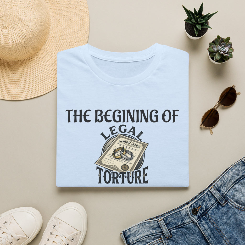 Legal Torture Money Graphic T-Shirt — Funny Lawyer/Legal Humor Tee