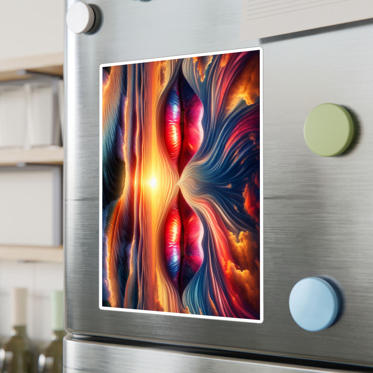 Surreal Sunset Eyes Kiss-Cut Vinyl Decal