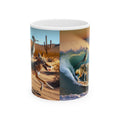 Roadrunner and Coyote Coffee Mug (11oz, 15oz)