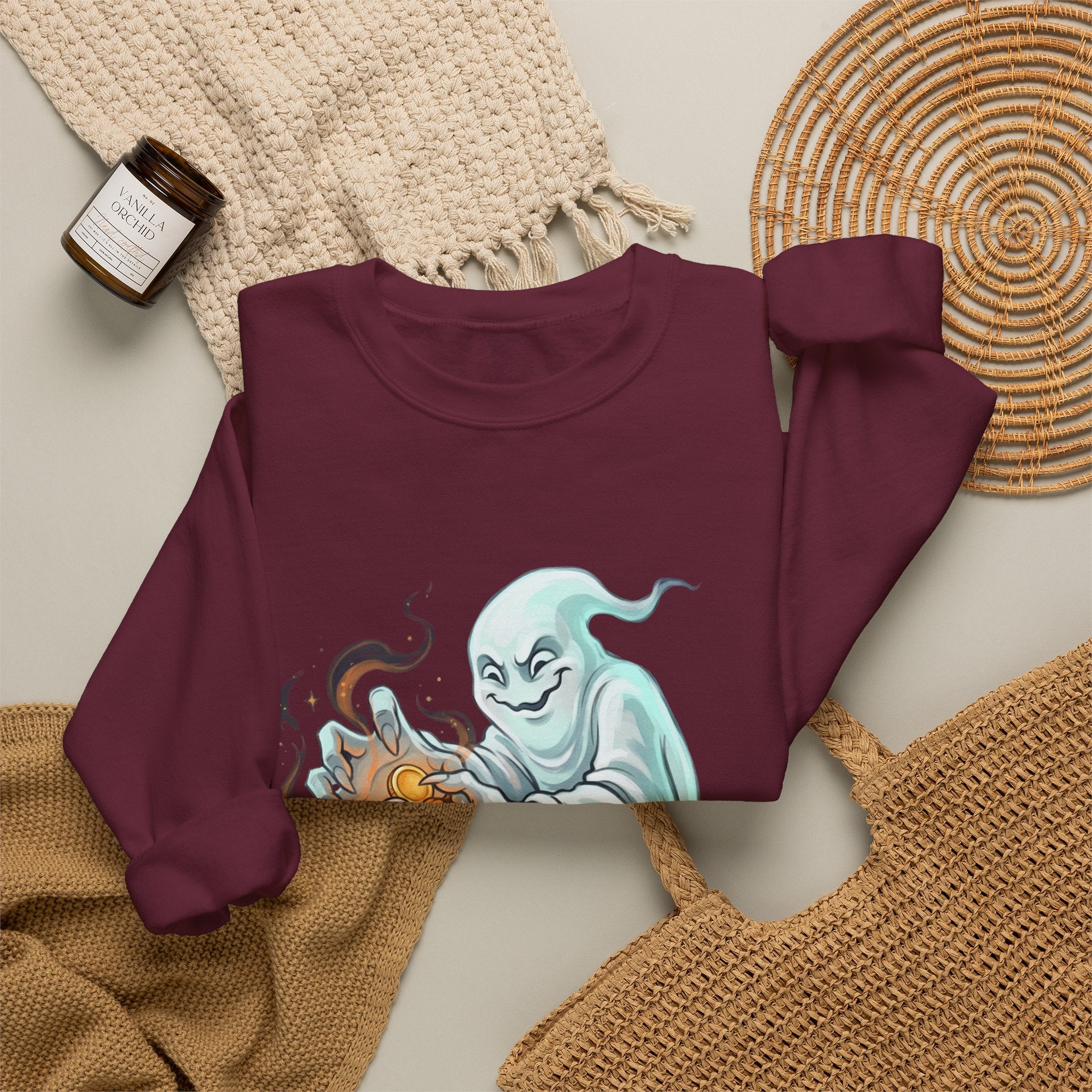 Ghost Portal Halloween Unisex Heavy Blend Crewneck Sweatshirt