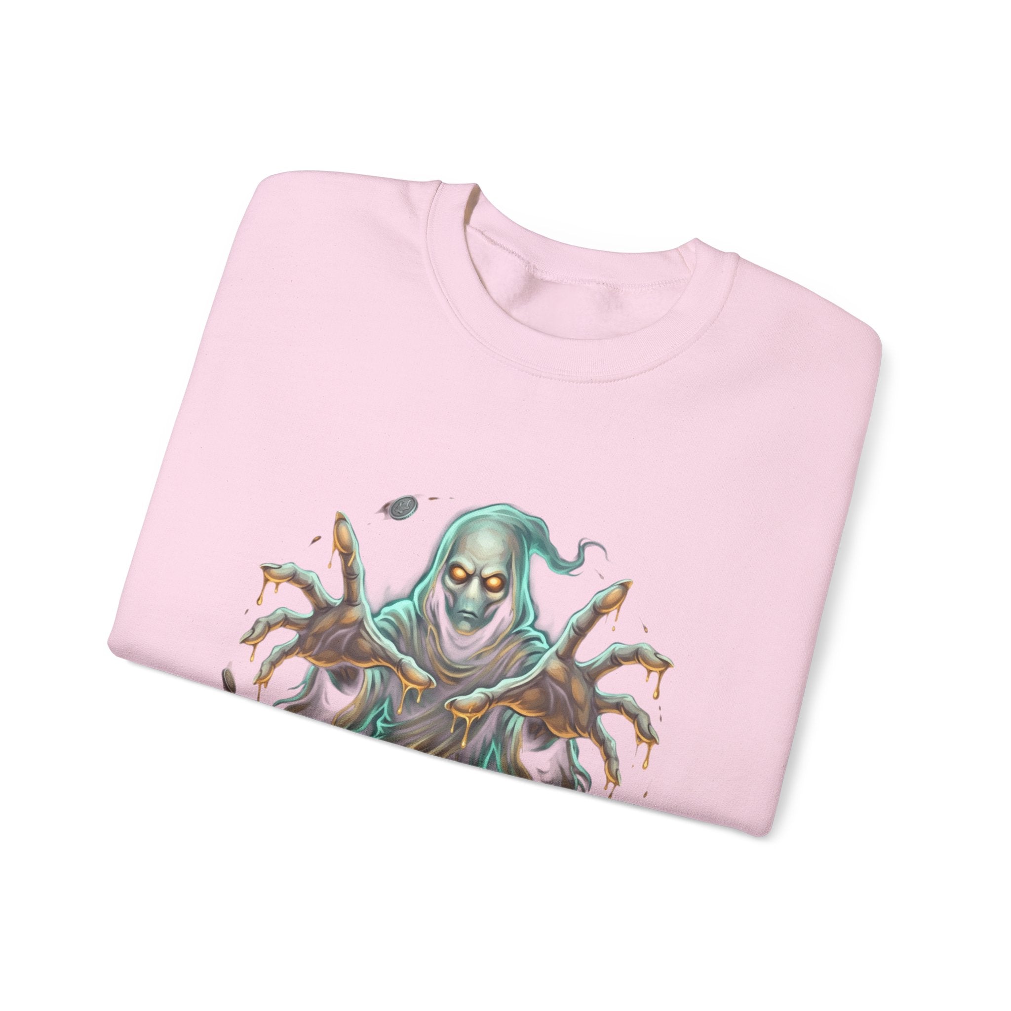 Hooded Wraith Halloween Crewneck Sweatshirt