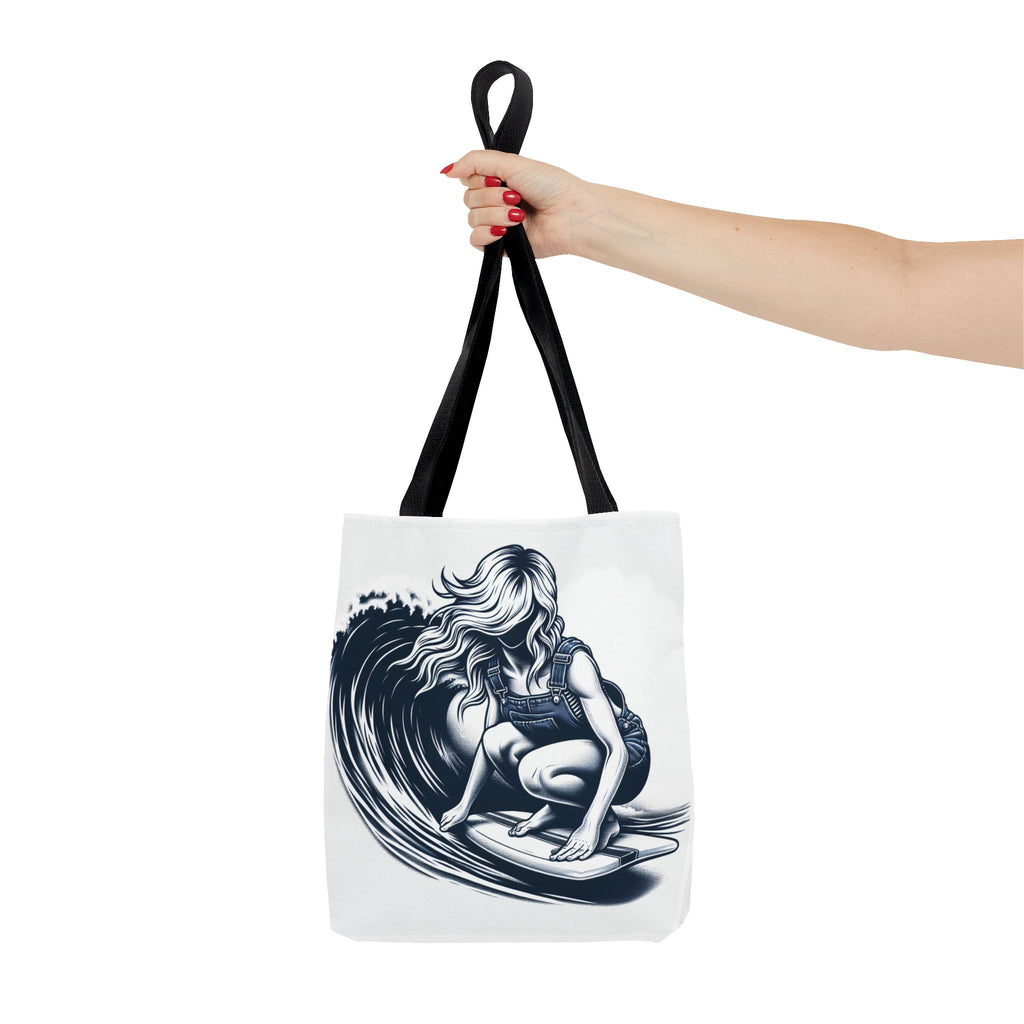 Female Surfer Tote Bag (AOP)