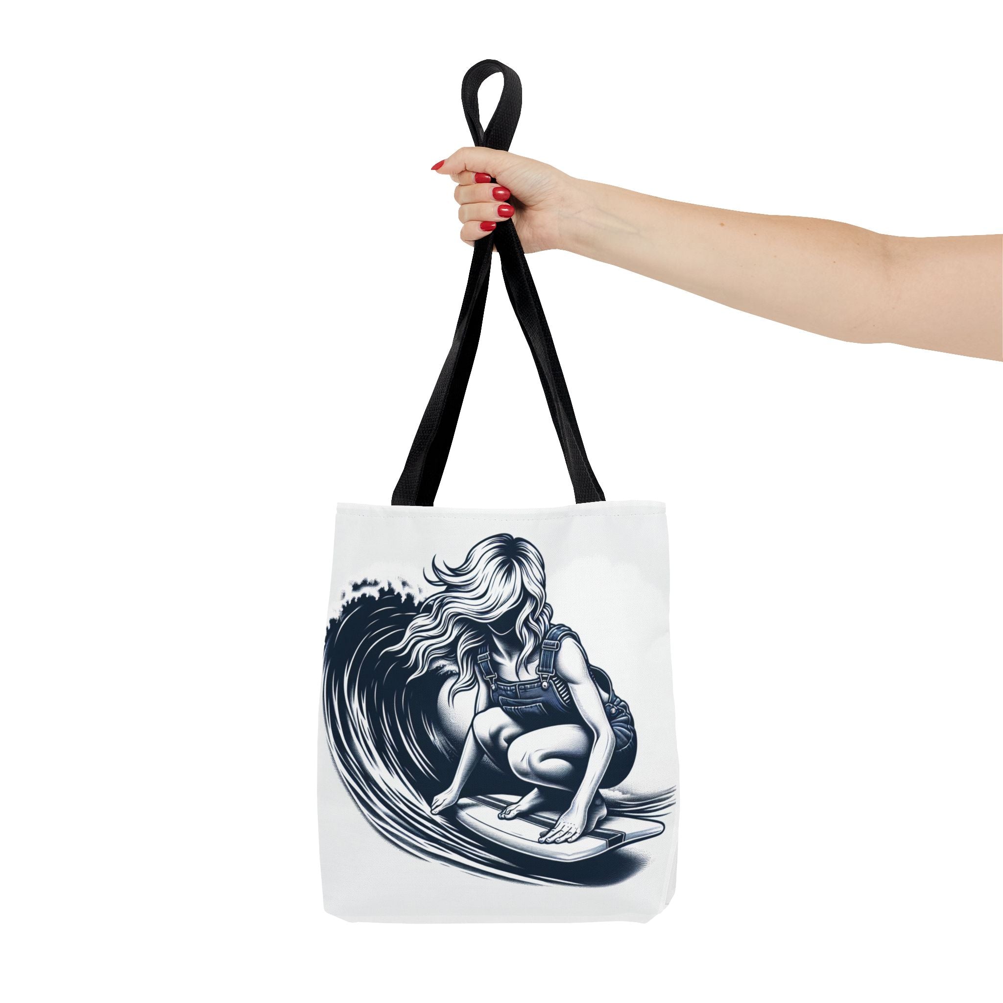 Female Surfer Tote Bag (AOP)