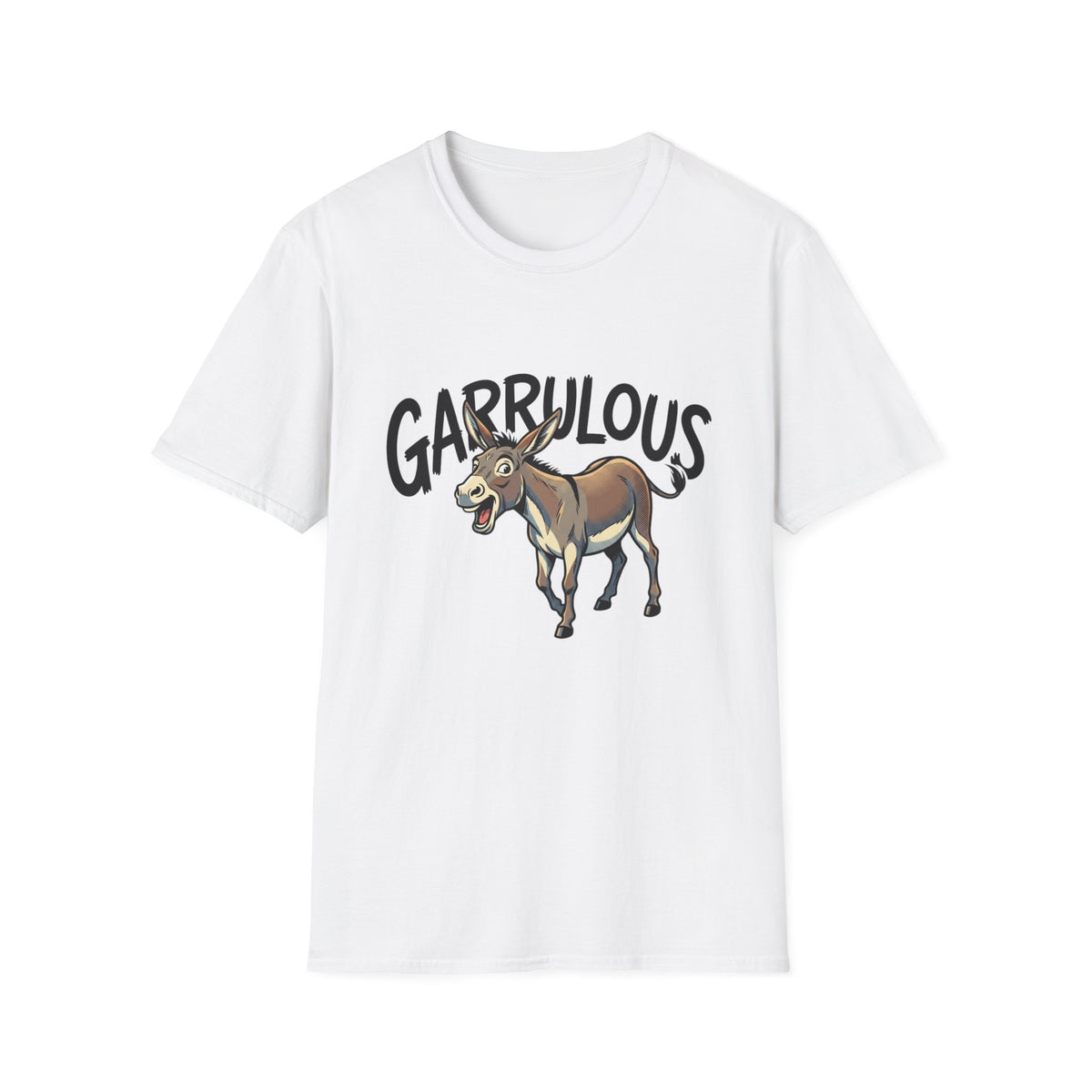 Garrulous Donkey Funny Animal T-Shirt