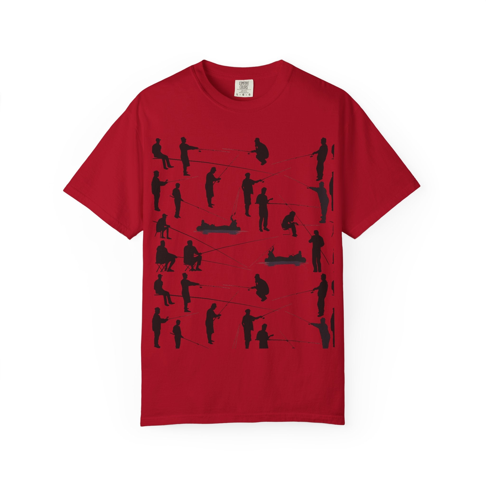 Different Styles of Fishing Garment-Dyed T-Shirt — New Colors