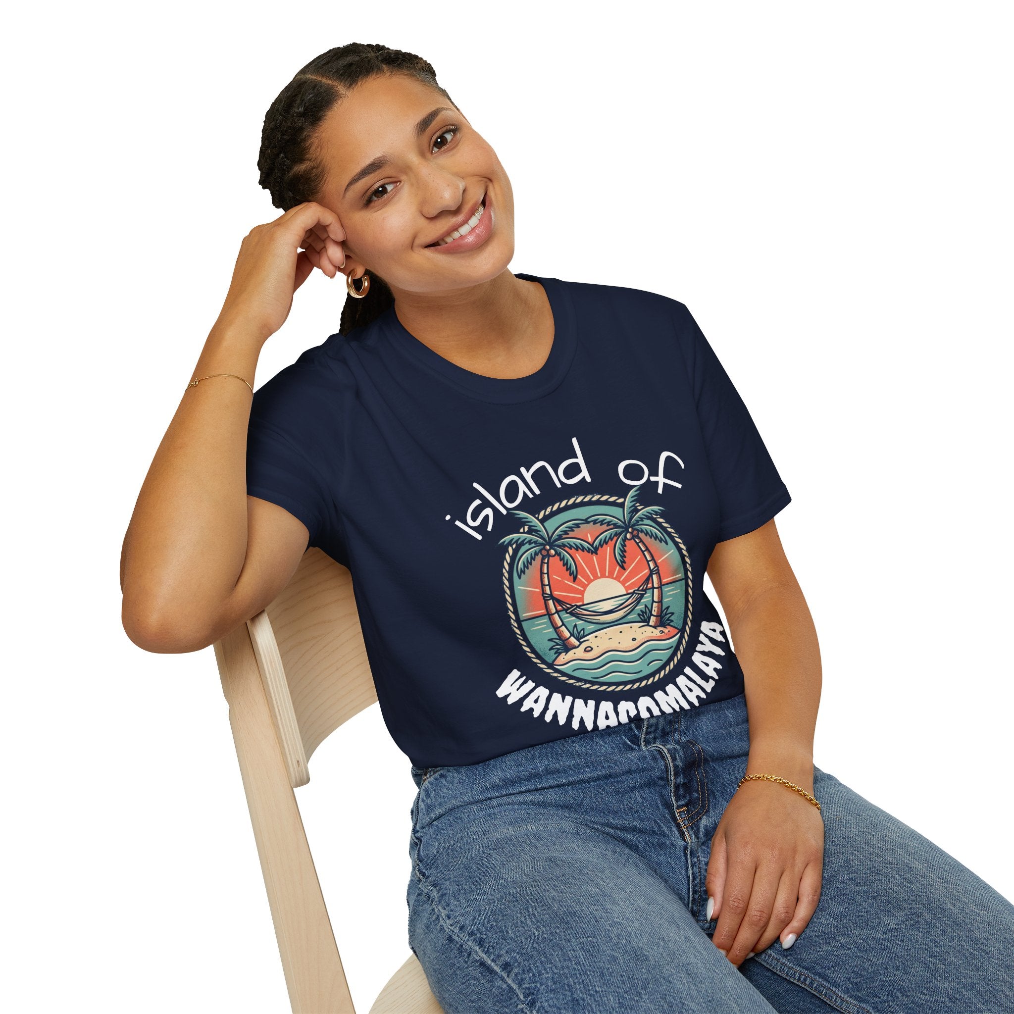 Island of Wannacomalaya Unisex Softstyle T-Shirt