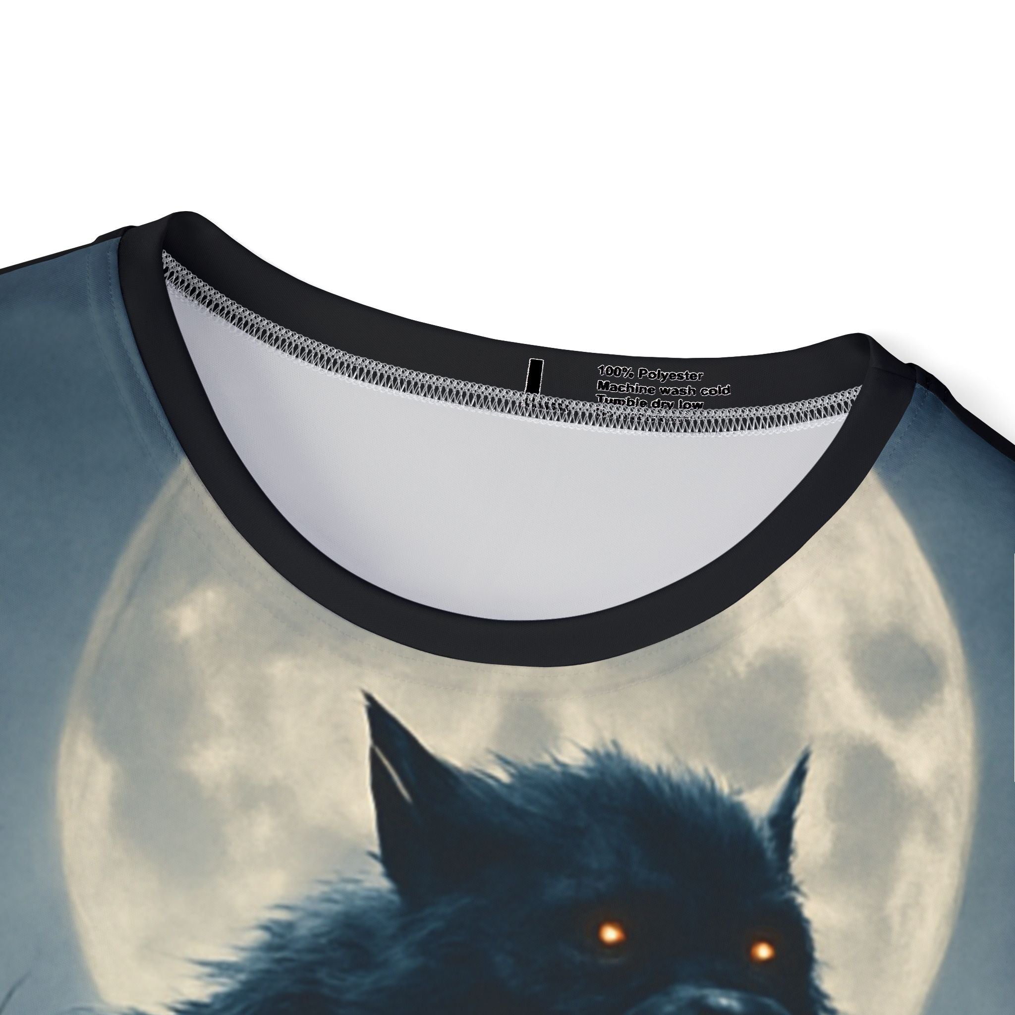 Werewolf Moon Men's Jersey – Full Moon Horror Graphic Tee