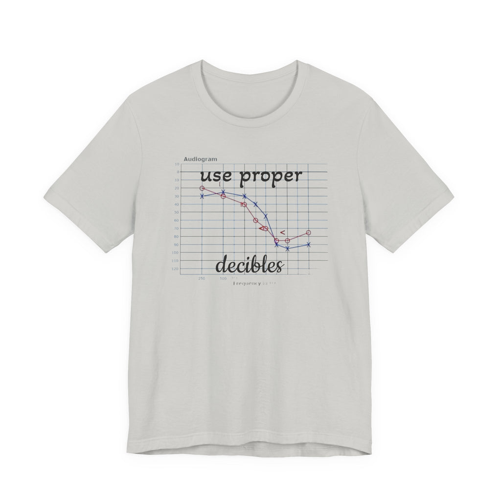 DECIBEL METER Jersey Short Sleeve Tee