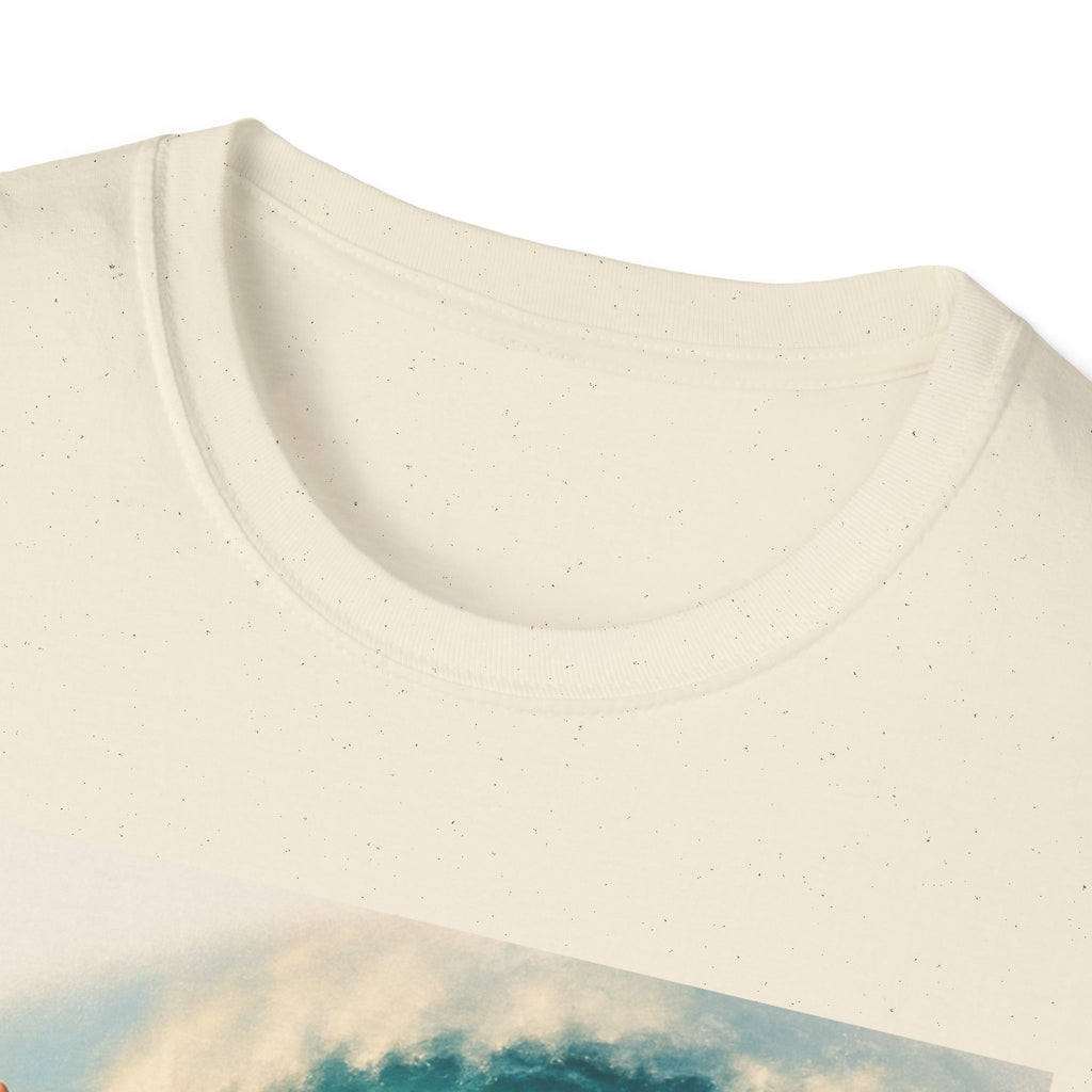 Santa Surfing T-Shirt — Retro Christmas Surfing Santa Tee