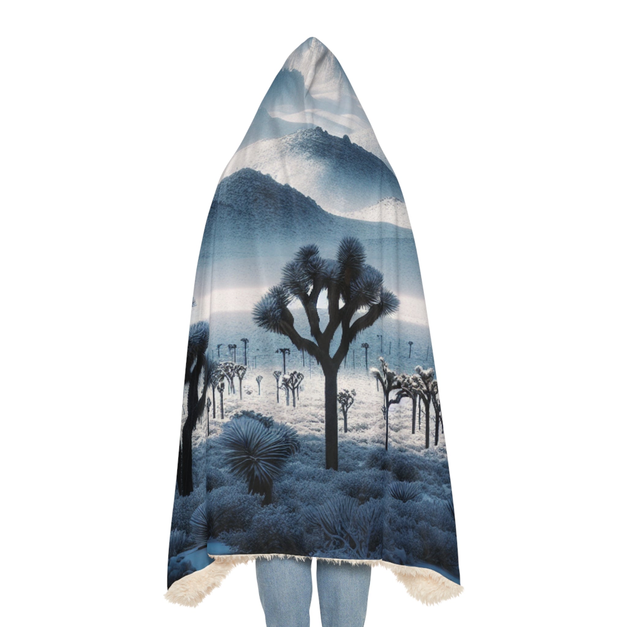 Snuggle Blanket - Joshua Tree with Snow 2