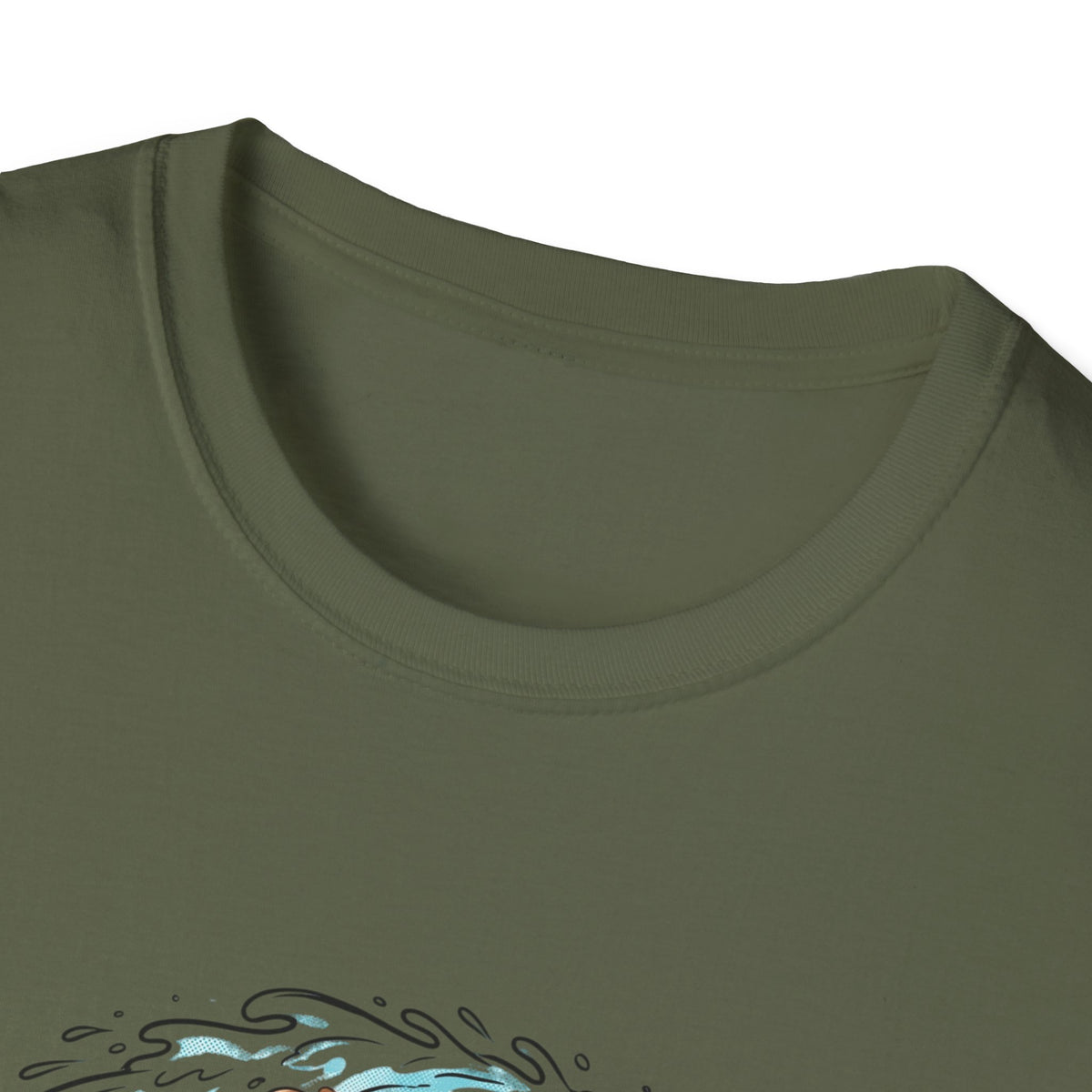 Santa Surfing T-Shirt — Surfing Santa Christmas Tee