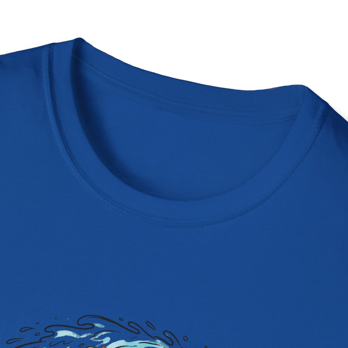 Santa Surfing T-Shirt — Surfing Santa Christmas Tee