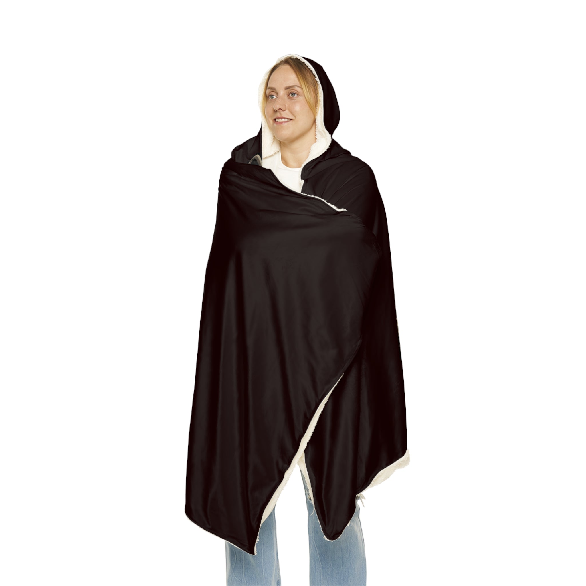 Hooded Blanket - "Marriage: Insurance or License?" Cozy Novelty Snuggle Throw
