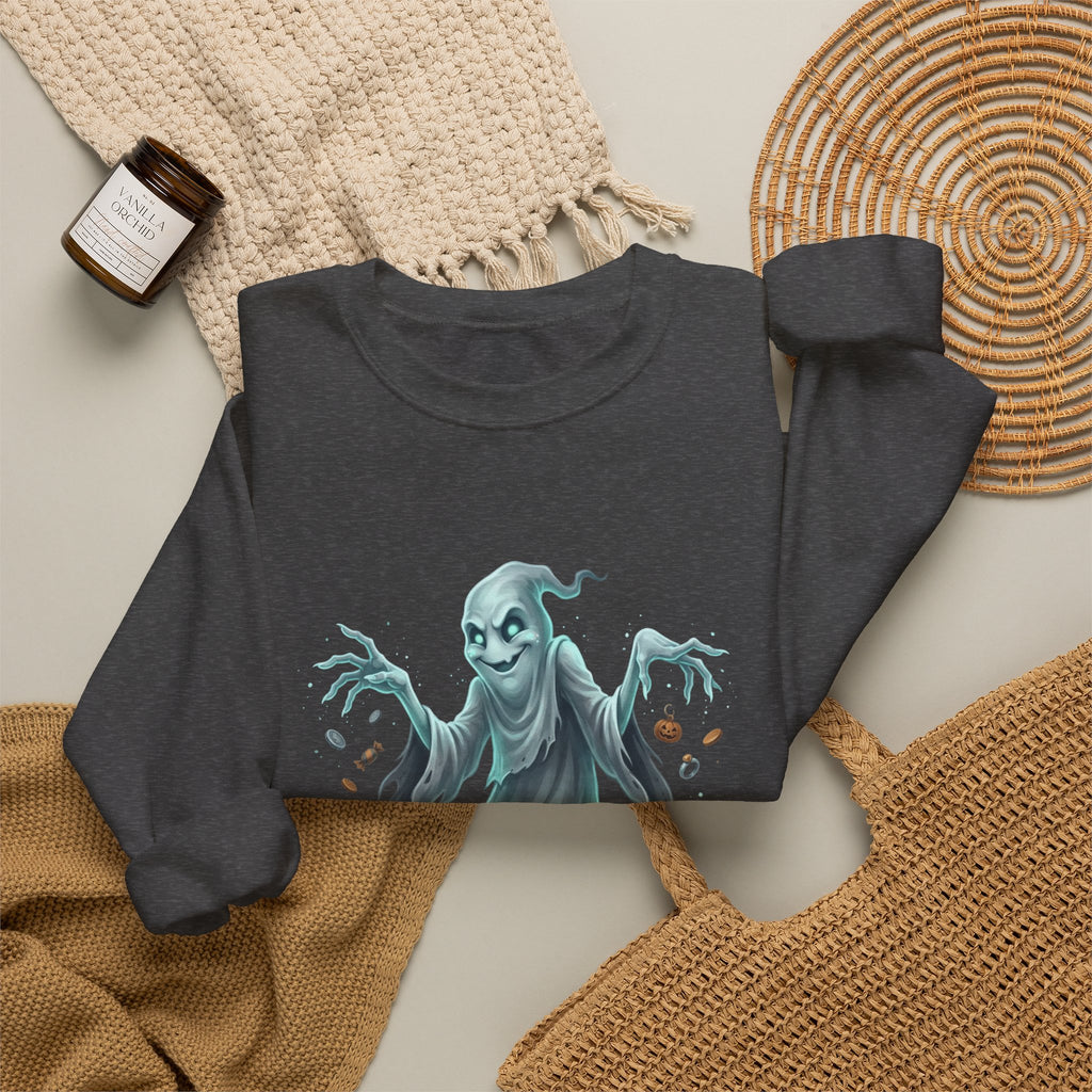 Mischief Ghost Halloween Crewneck Sweatshirt