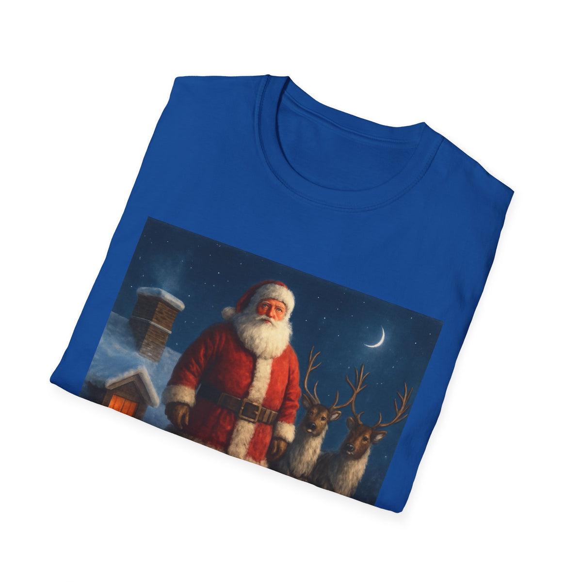 Santa Claus Night Scene T-Shirt