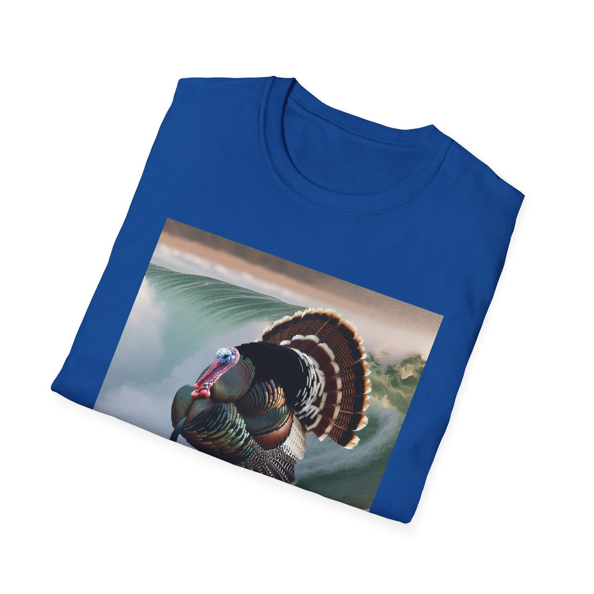 Surfing Turkey T-Shirt — Funny Thanksgiving Surfboard Graphic Tee