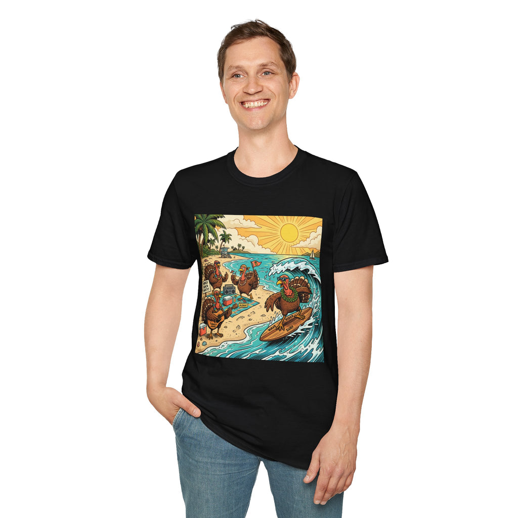 Surfing Turkey Beach Party T-Shirt