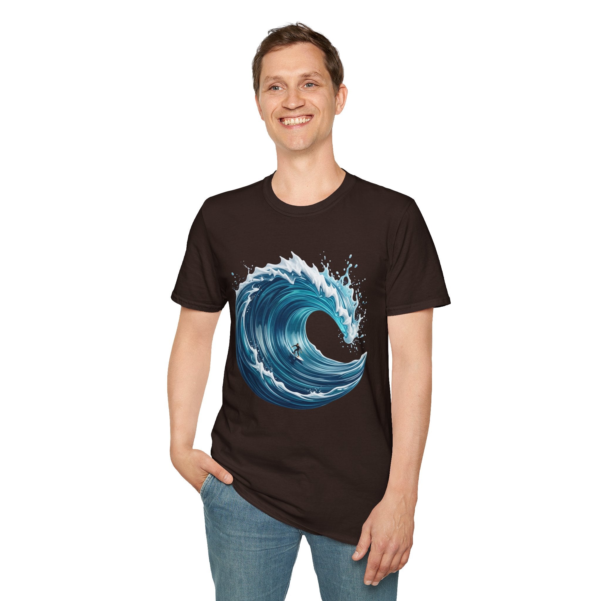 Ocean Wave T-Shirt — Coastal Surf Graphic Tee