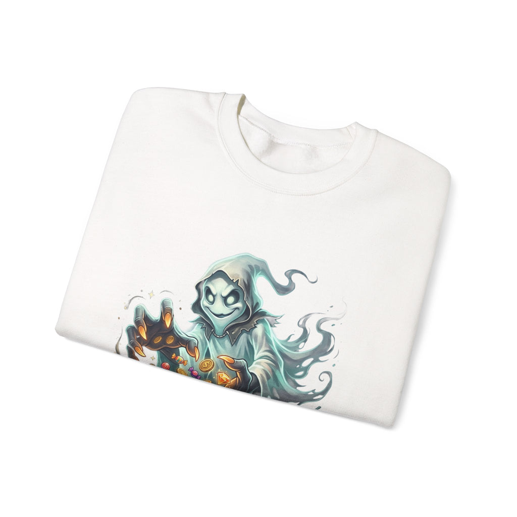 Treasure Ghost Halloween Crewneck Sweatshirt