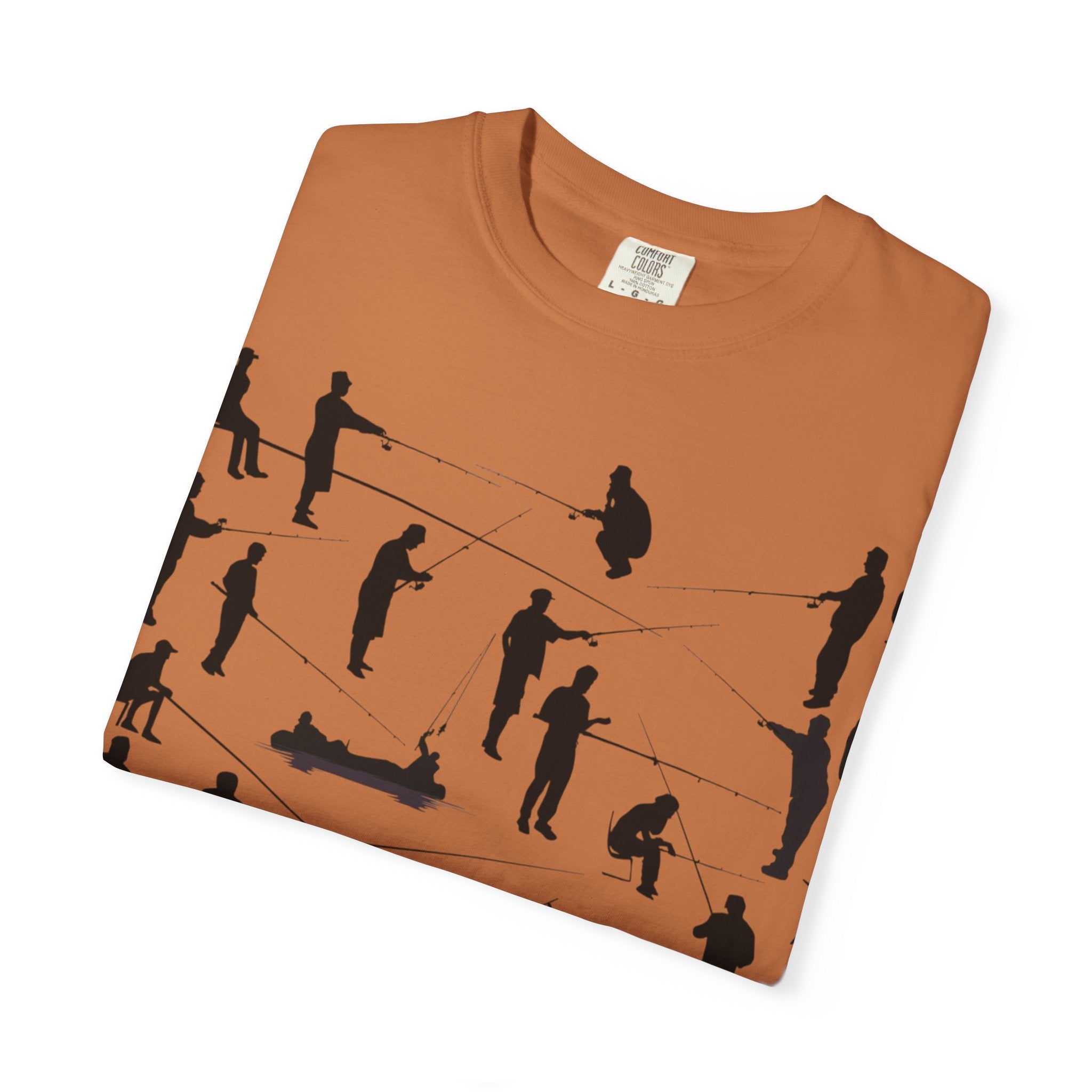 Different Styles of Fishing Garment-Dyed T-Shirt — New Colors