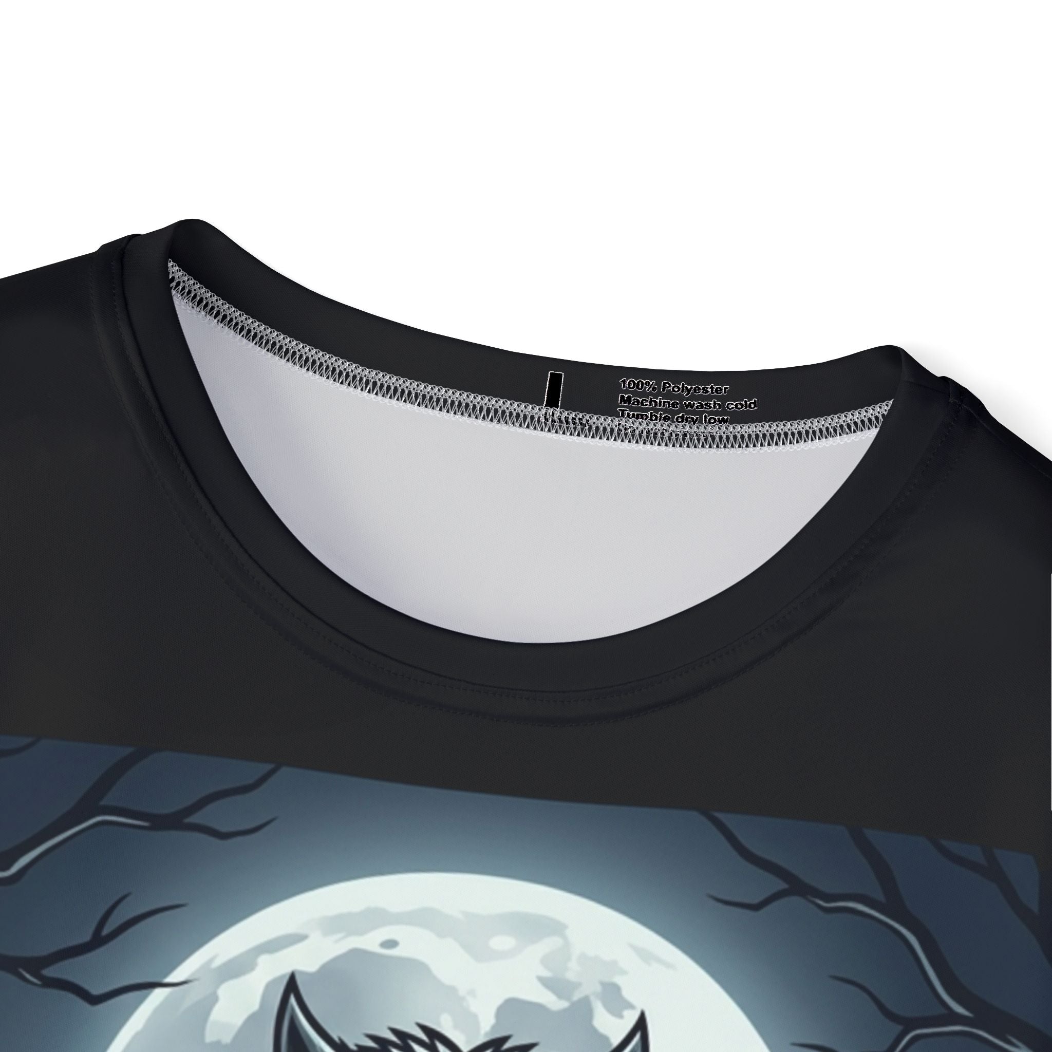 Werewolf Halloween Jersey — Men’s All-Over Print Sports Shirt with Jack-O’-Lanterns